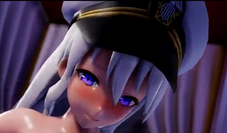 【アズールレーン】エンタープライズのパイズリ動画で搾られる♡