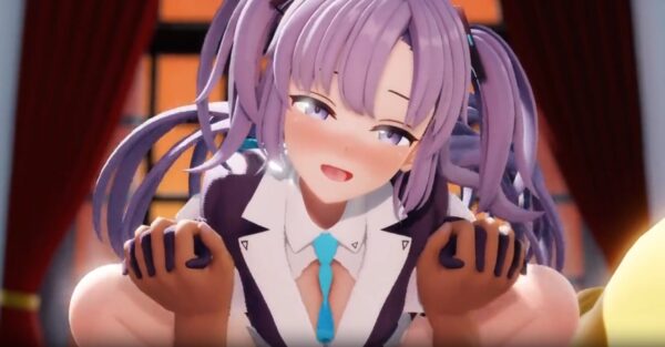 【ブルーアーカイブ】ユウカの騎乗位動画で搾られる♡