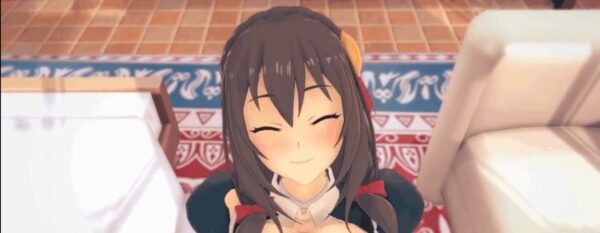 【このすば】ゆんゆんのパイズリ動画で搾られる♡